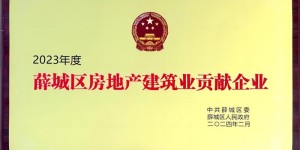 打造央地合作新典范，中国二冶在薛城区2023年房地产建筑领域贡献突出
